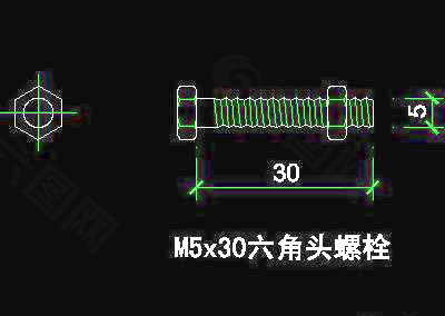 五金、装饰构造cad图块素材38