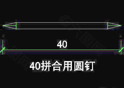 五金、装饰构造cad图块素材6