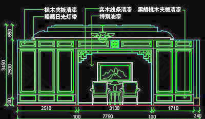 餐厅包间详图-CAD餐饮空间图纸素材1