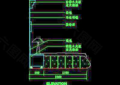 床屏详图、床图块、床屏cad土块素材093