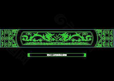 cad中式彩画图块素材65