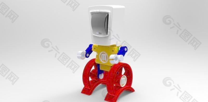 可爱的小Makerbot吉祥物