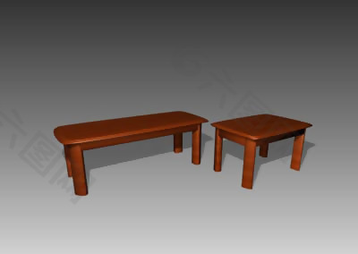 桌子、茶几、办公桌等3D现代家具模型20081129更新36