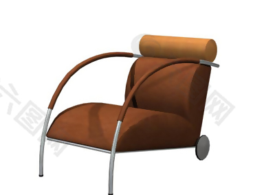 椅子3D现代家具模型16