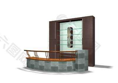 酒柜-3D家具模型