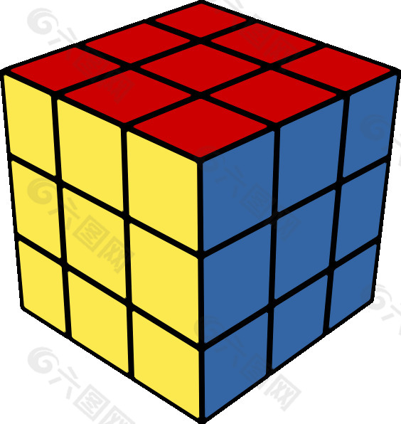 Rubic立方体剪贴画