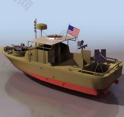 战舰、军舰3dmax模型12
