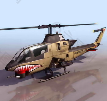直升飞机-3dmax飞机模型素材16