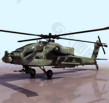 直升飞机-3dmax飞机模型素材12