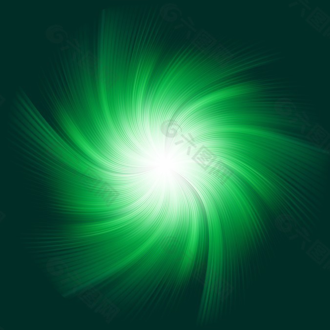 绿色光矢量图