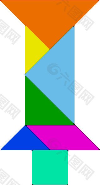 tangram-02剪贴画