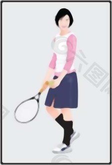 网球运动矢量7