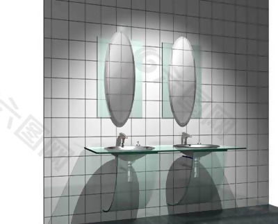 卫厨-3D卫浴厨房用品模型54