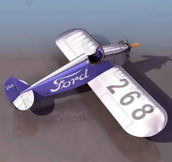 小型飞机3D模型素材11