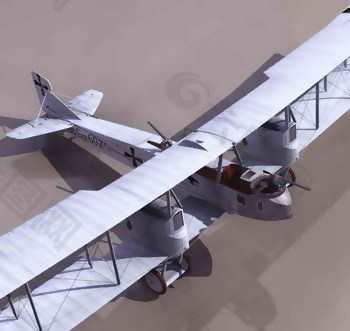 小型飞机3D模型素材8