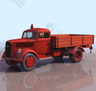 集装箱运输车、卡车、货车等3D模型素材12