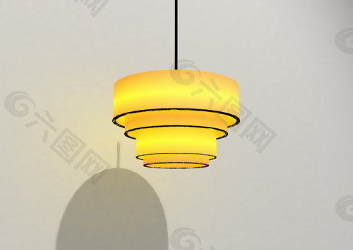 吊灯灯具3D模型素材8