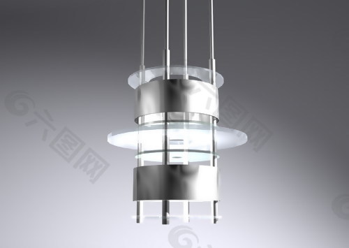 吊灯灯具3D模型素材1