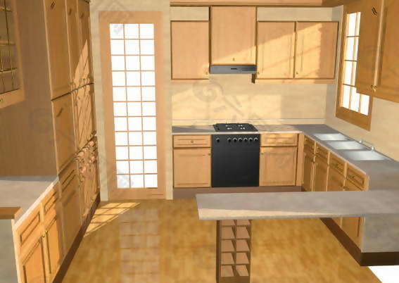 厨具典范3D卫浴厨房用品模型素材42