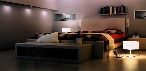 2008最新卧室3d模型2