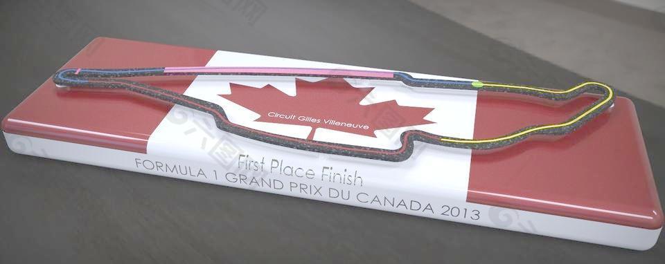 加拿大大奖赛的2013座冠军奖杯