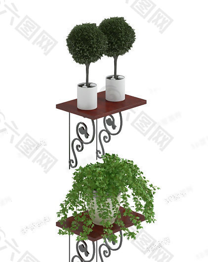 3D盆栽模型