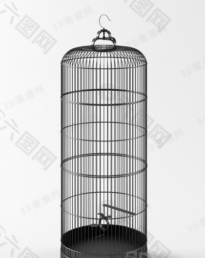 3d鸟笼模型产品工业素材免费下载(图片编号:1919219)