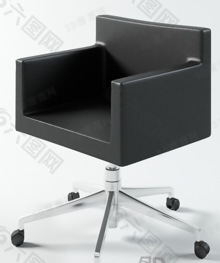 3D办公椅模型