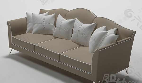 3DKTV多人沙发模型