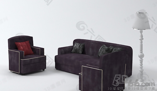 3D沙发组合模型