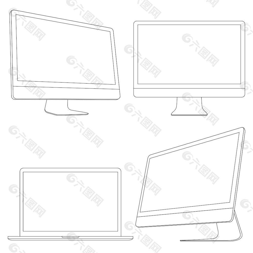 计算机显示器和笔记本电脑