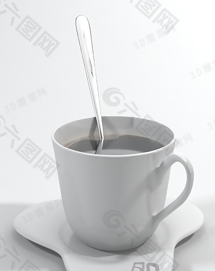 3D咖啡杯模型