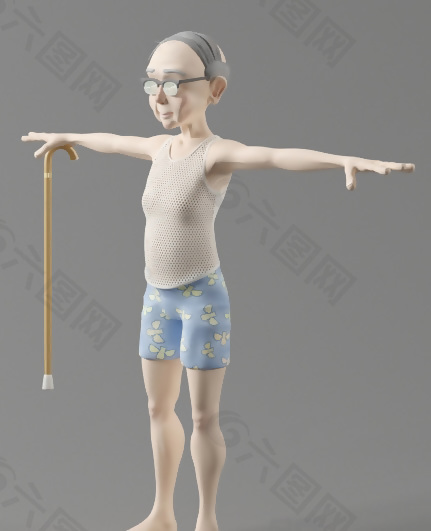 3D男人模型