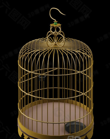 3d鸟笼模型装饰装修素材免费下载(图片编号:1939706)