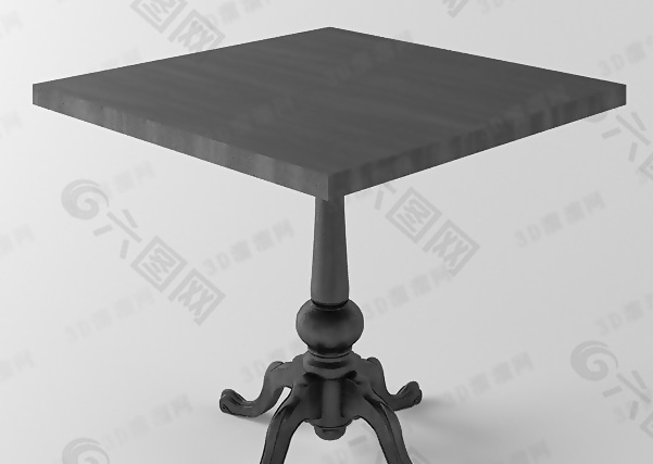 3D桌子模型
