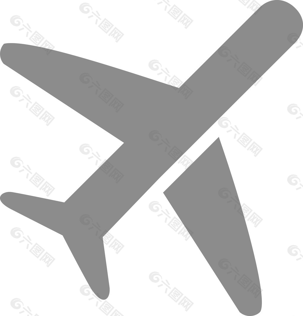 飞机字形图标