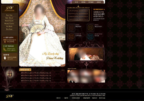 婚纱摄影网页模板