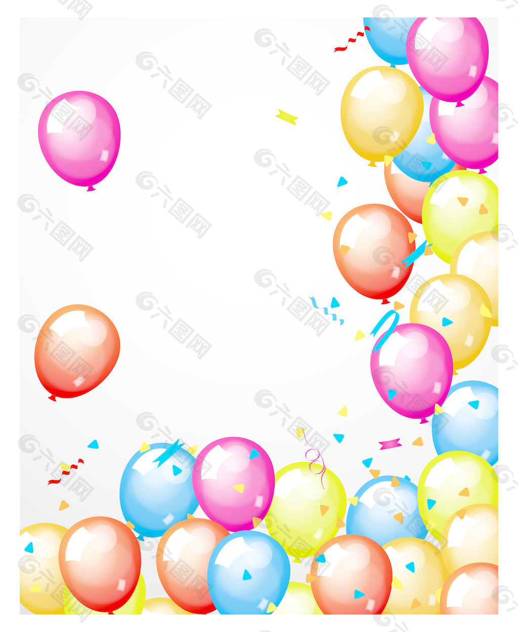 装饰的庆祝派对气球