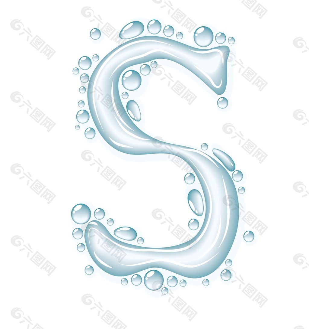 水的液体载体的字母