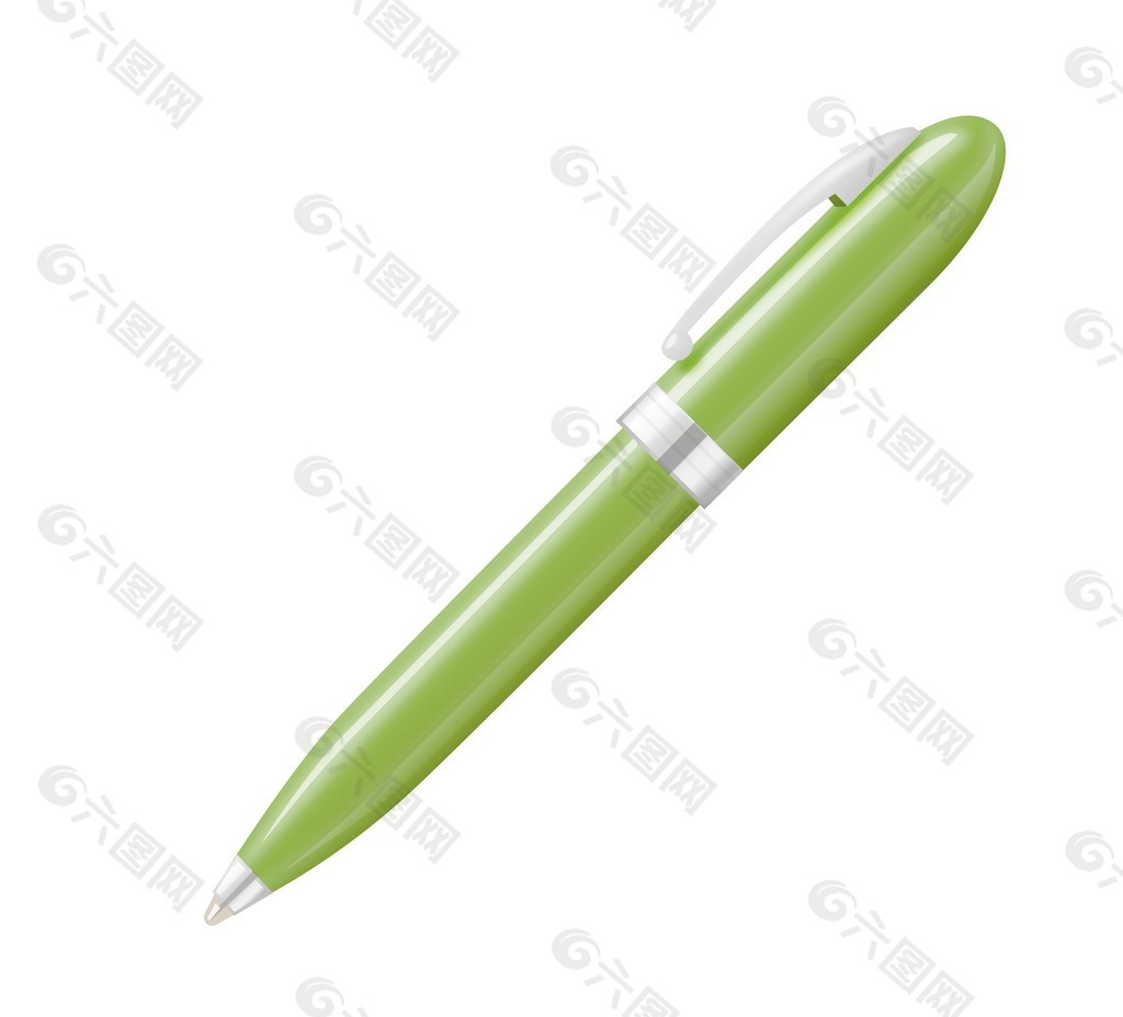 绿色墨水笔