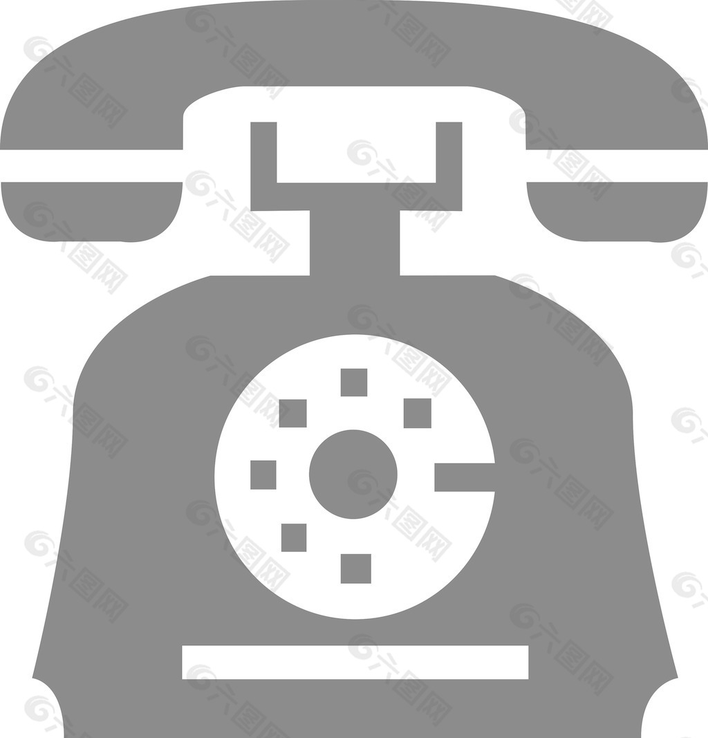 电话2字形图标