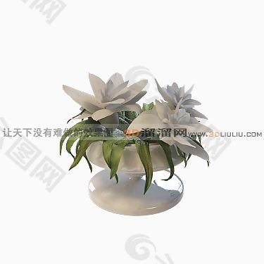 3D花盆模型