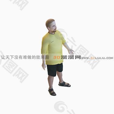 3D男人模型