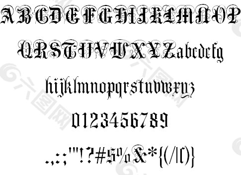 anglicantext字体