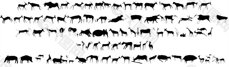 非洲罗卡特F animals1的字体