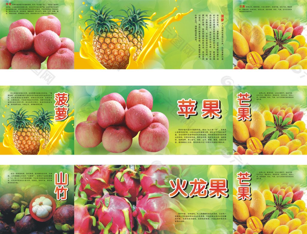 水果营养牌