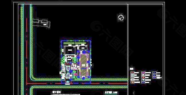 综合厂房车间总平面规划设计图