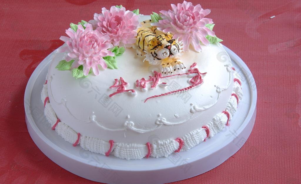 生日蛋糕 生肖 虎