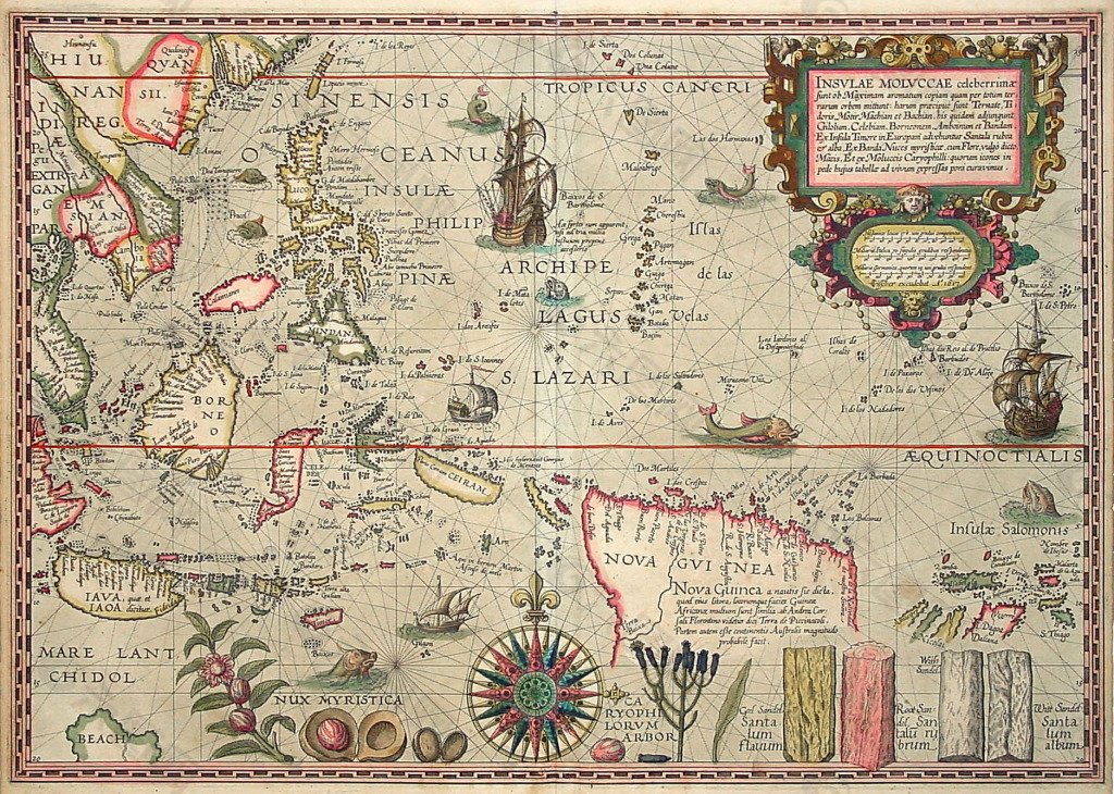 复古航海线路地图