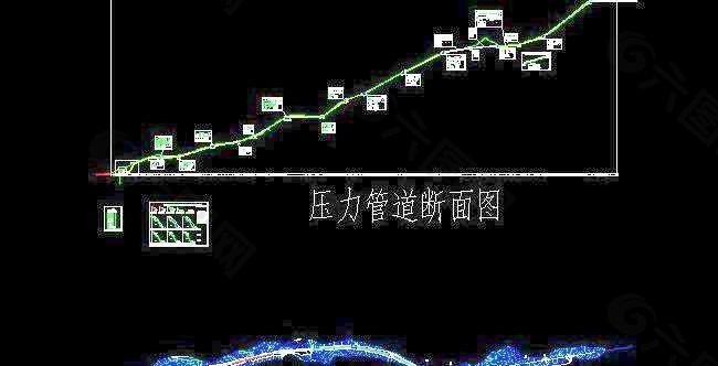 北京某小区水电站压力管道竣工图